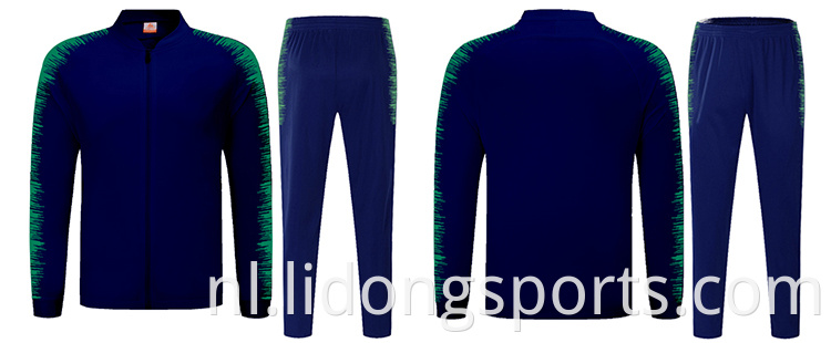 Lidong nieuwste nieuw ontwerp gesublimeerd Bright Blue Tracksuit Custom Custom